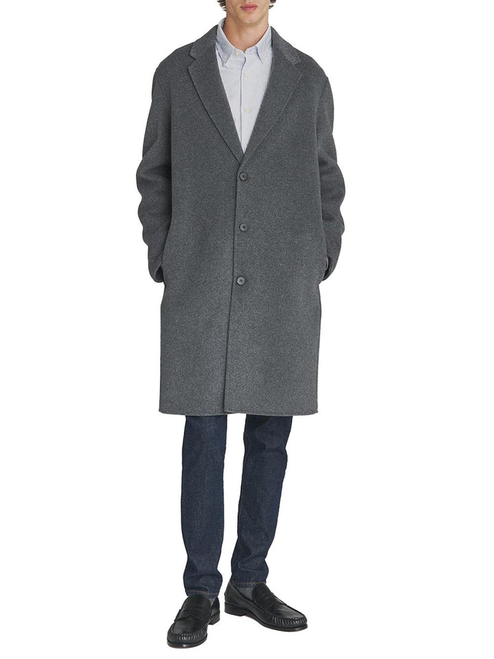 Roy Roger's Cappotto Uomo Rich Coat Rru90254cm93 Grigio