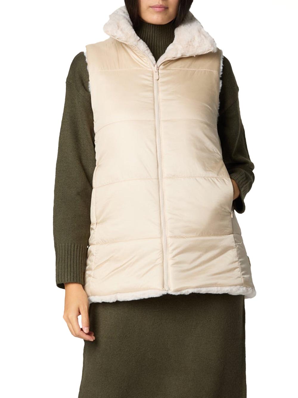 Save The Duck Giubbino Donna D82493 Panna