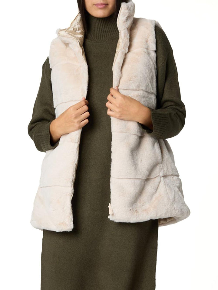 Save The Duck Giubbino Donna D82493 Panna