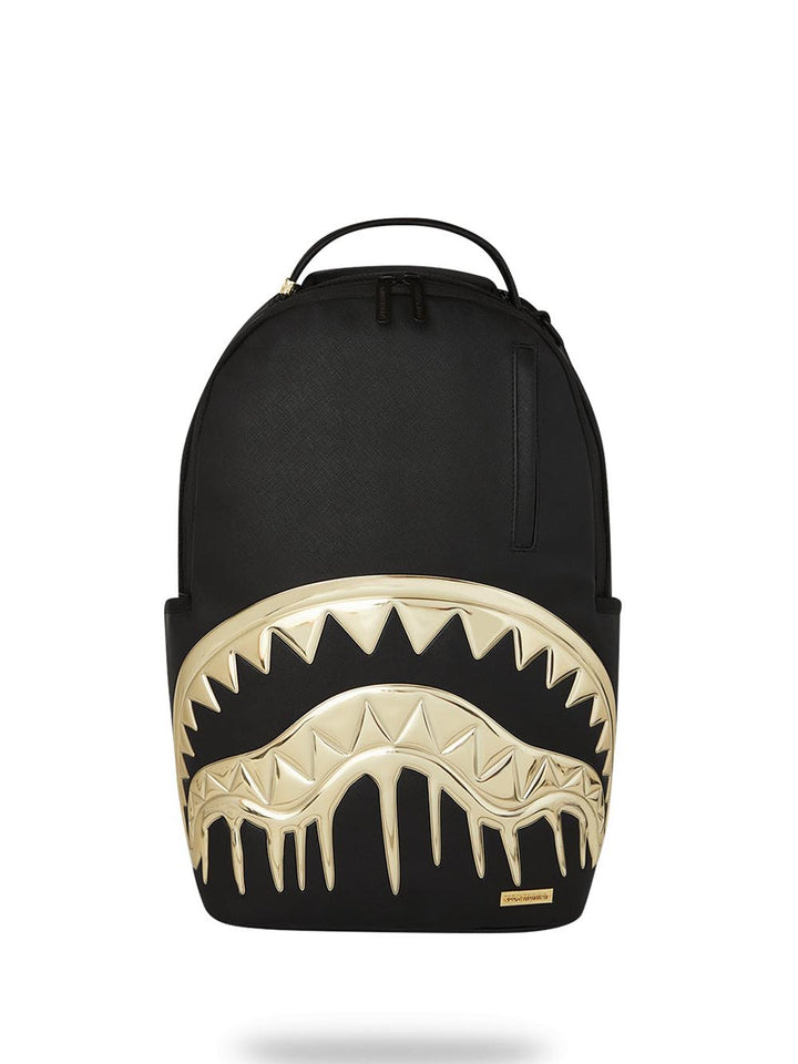gold and dangerous backpack Sprayground Zaino Unisex 910b8178nsz Nero/oro