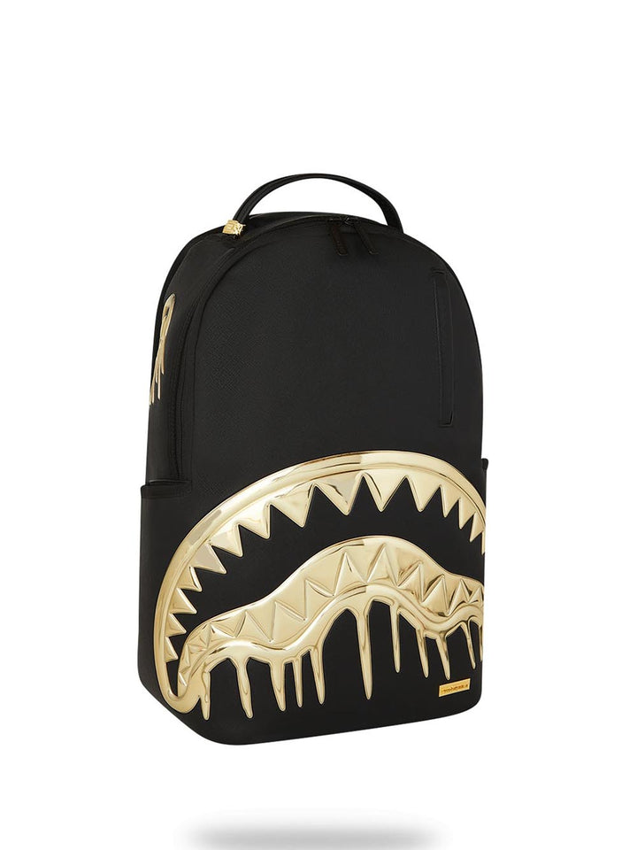 gold and dangerous backpack Sprayground Zaino Unisex 910b8178nsz Nero/oro