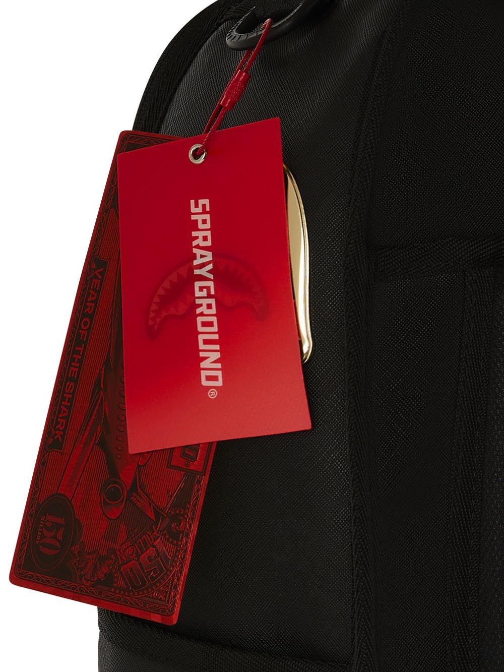 gold and dangerous backpack Sprayground Zaino Unisex 910b8178nsz Nero/oro