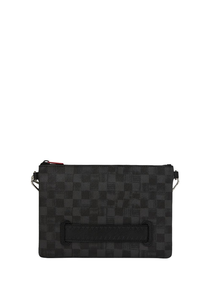 scribble shark crossover clutch Sprayground Pochette Unisex 910b8229nsz Nero