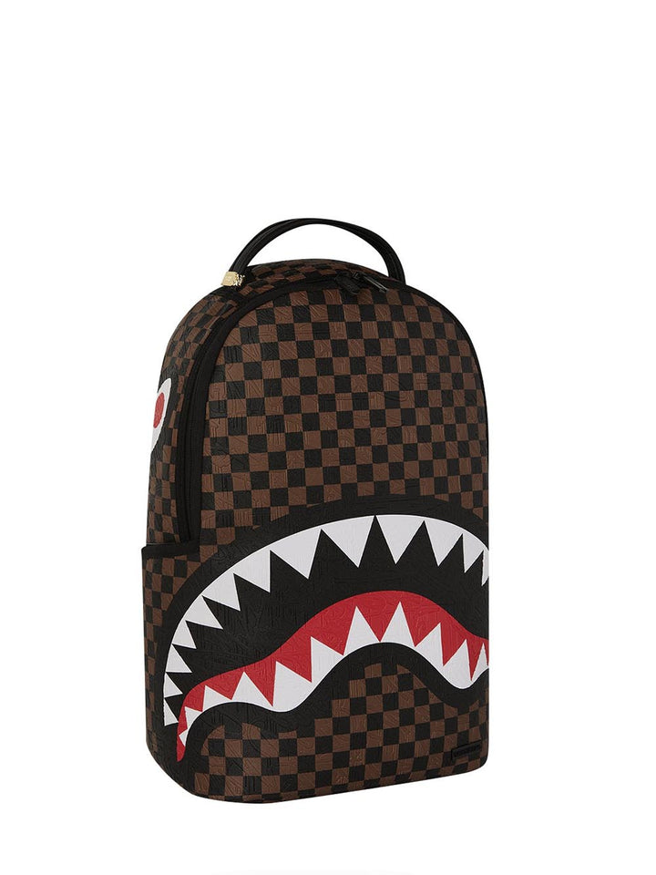 check 2 emboss backpack Sprayground Zaino Unisex 910b8232nsz Marrone