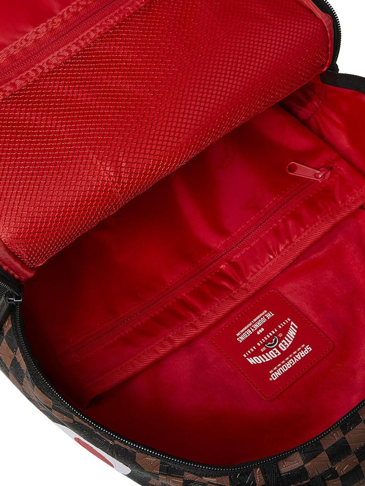 check 2 emboss backpack Sprayground Zaino Unisex 910b8232nsz Marrone