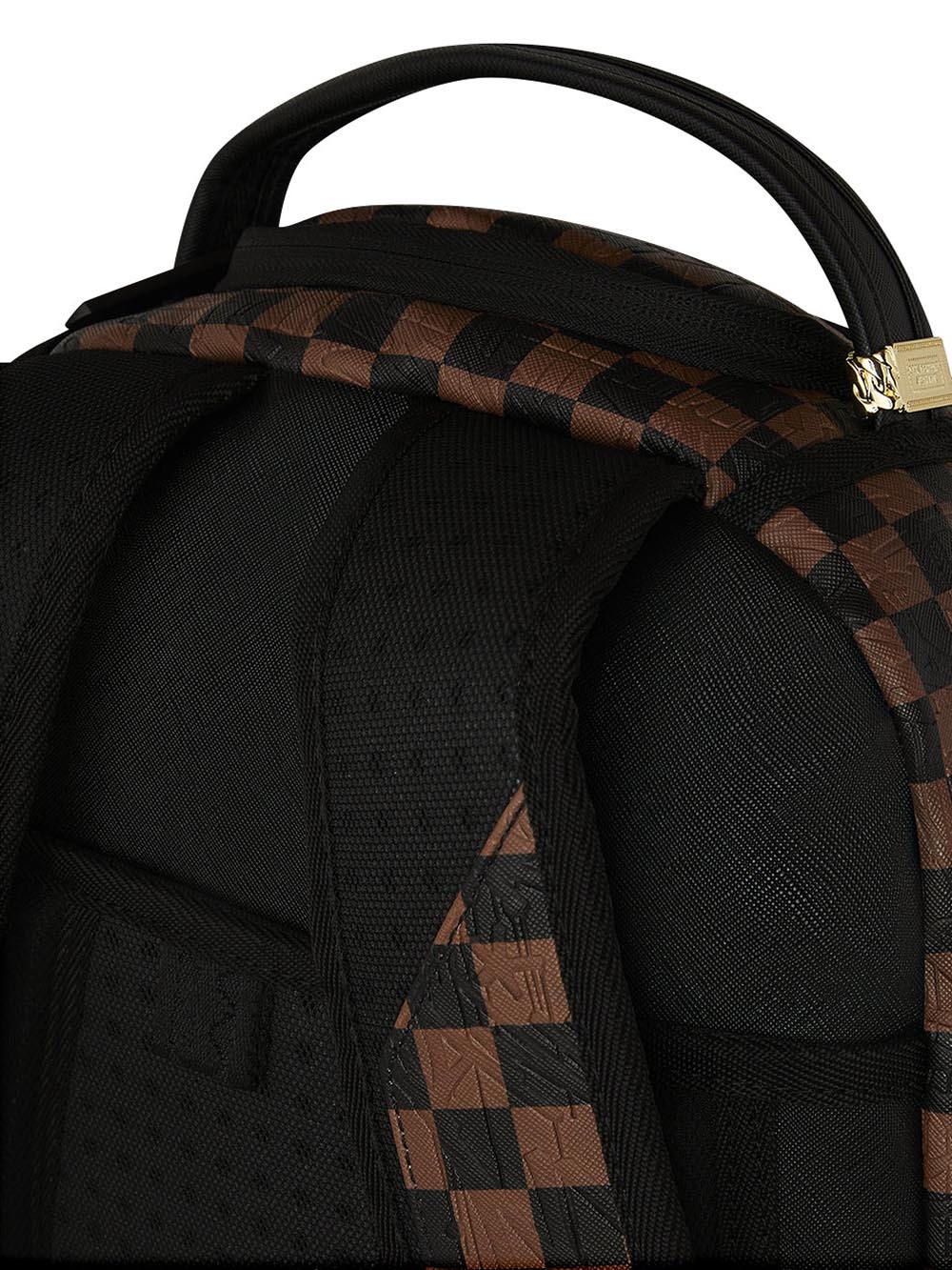 check 2 emboss backpack Sprayground Zaino Unisex 910b8232nsz Marrone