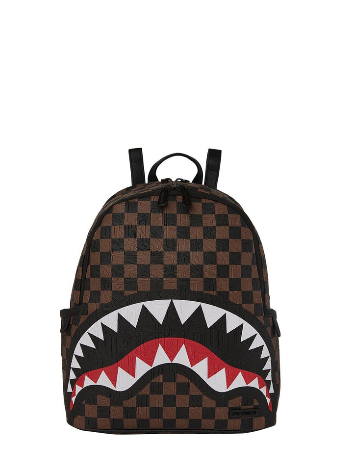check 2 emboss savage backpack Sprayground Zaino Unisex 910b8233nsz Marrone