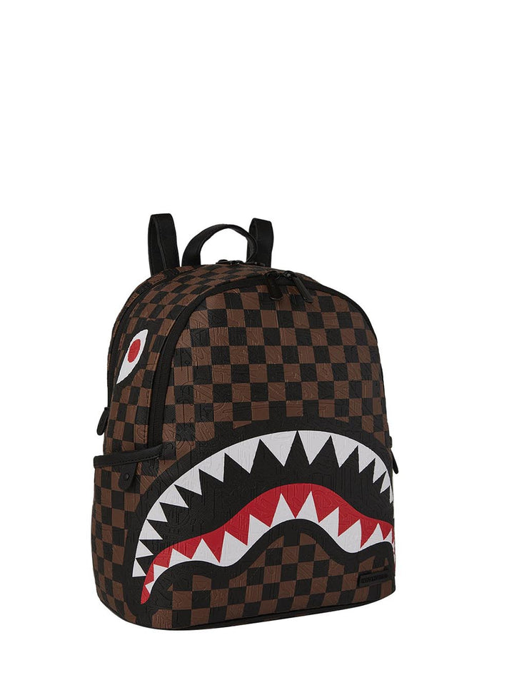 check 2 emboss savage backpack Sprayground Zaino Unisex 910b8233nsz Marrone