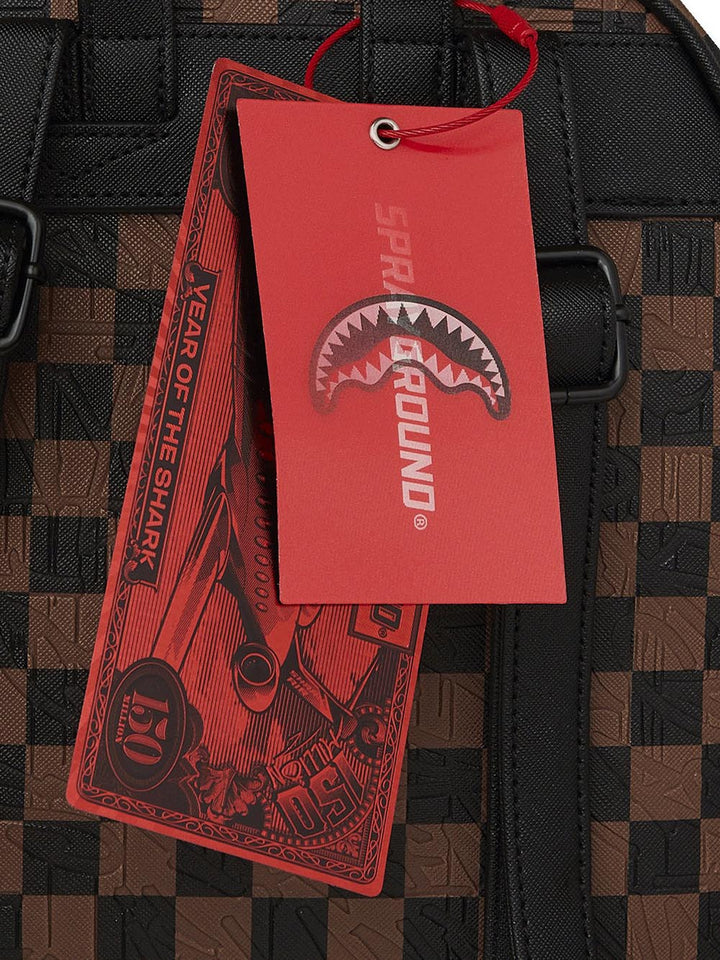 check 2 emboss savage backpack Sprayground Zaino Unisex 910b8233nsz Marrone