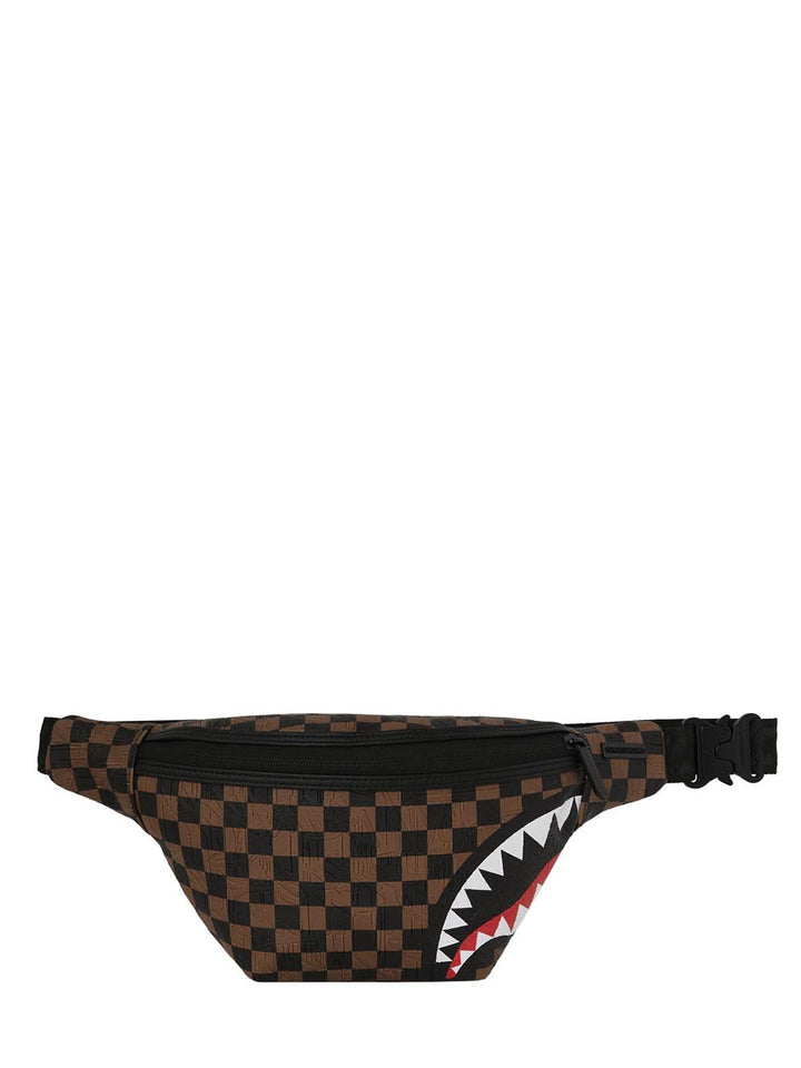 check 2 emboss savvy crossbody Sprayground Marsupio Unisex 910b8240nsz Marrone