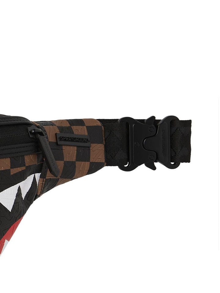 check 2 emboss savvy crossbody Sprayground Marsupio Unisex 910b8240nsz Marrone