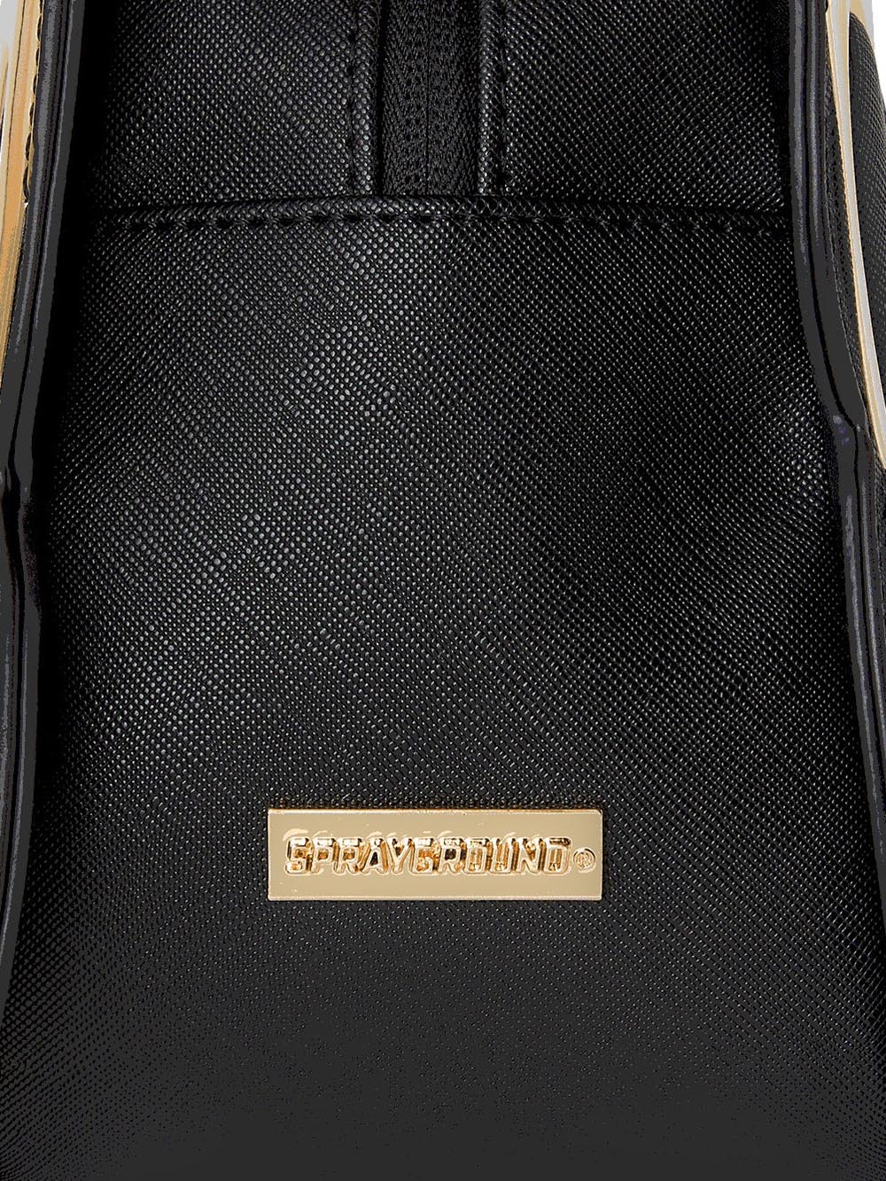 gold and dangerous shark handbag Sprayground Borsa Donna 910b8345nsz Nero/oro