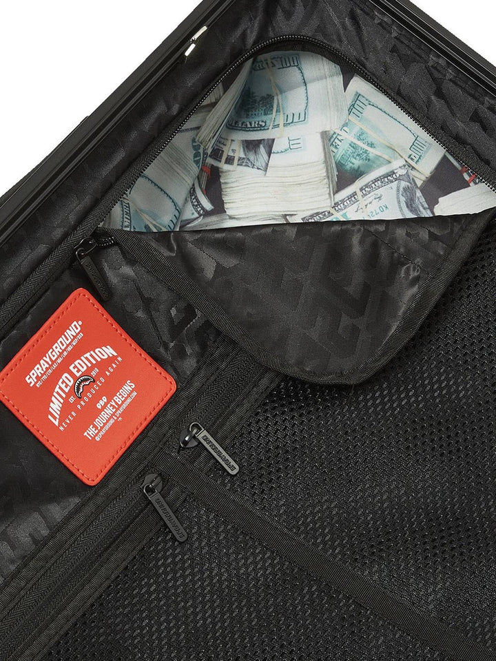 check 2 emboss carry-on luggage Sprayground Trolley Unisex 910cl285nsz Marrone