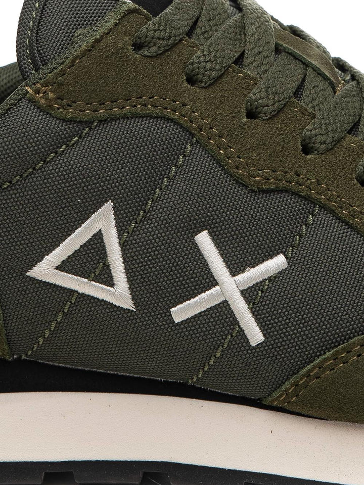 SUN68 Sneaker Uomo Z45101 Verde militare