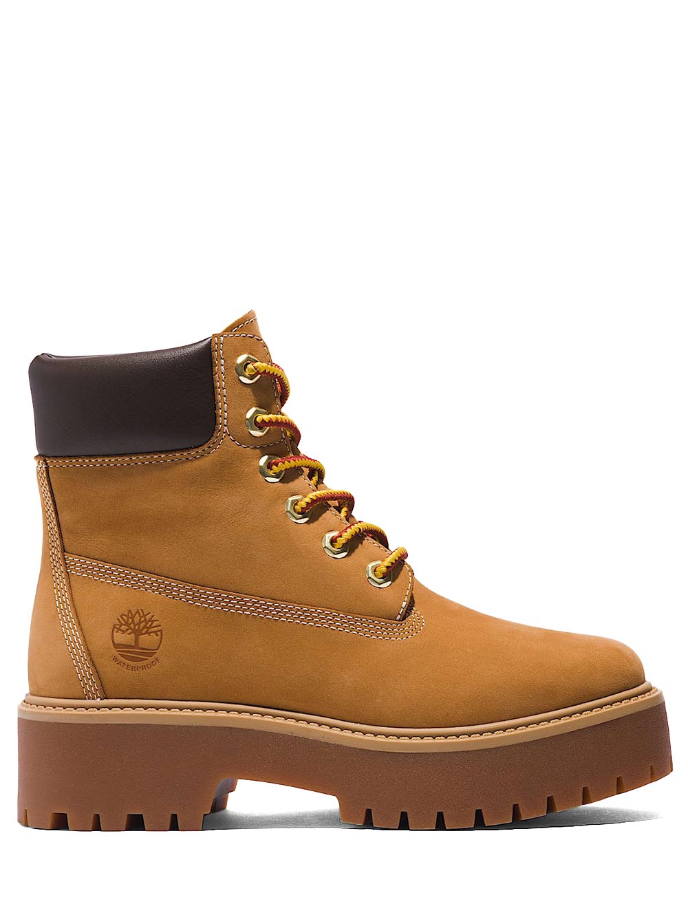 STONE STREET 6 INCH LACE UP WATERPROOF BOOT WHEAT
