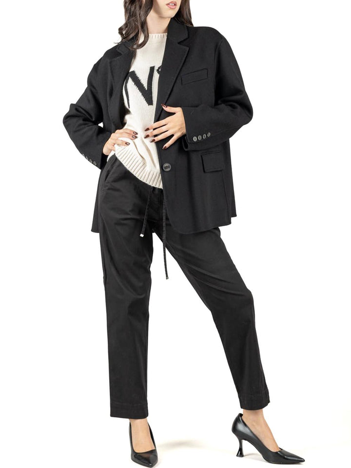 Vicolo Cappotto Donna Tf0005 Nero