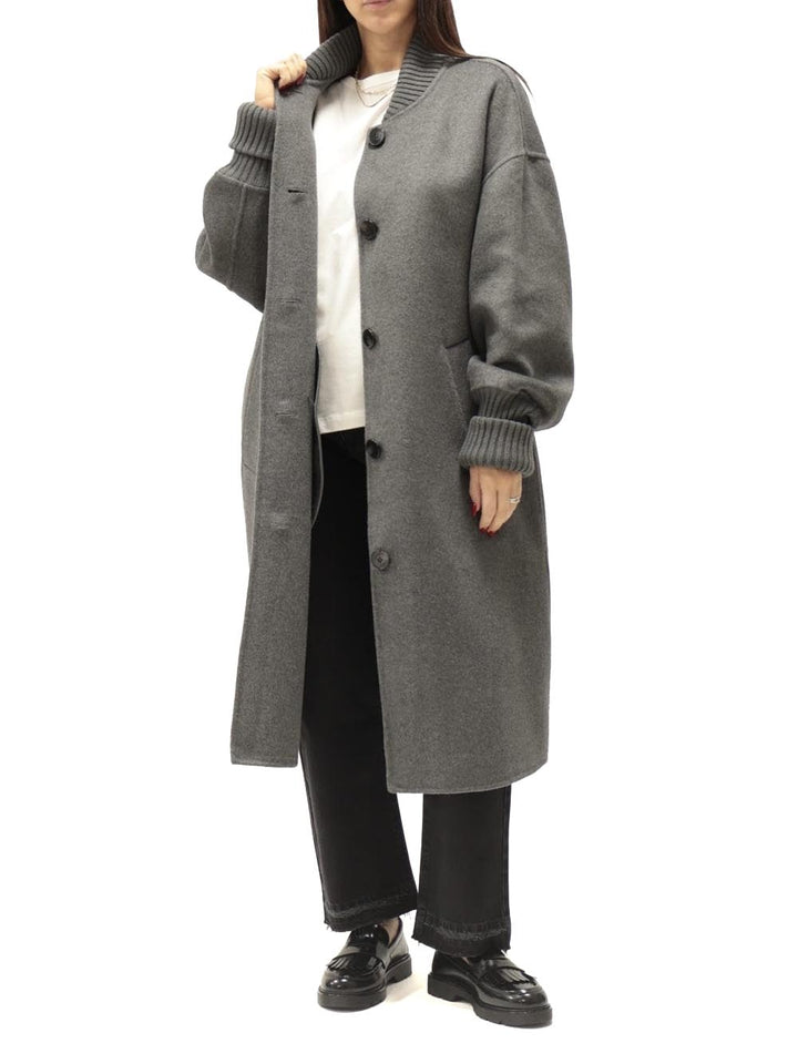 Vicolo Cappotto Donna Tf0027 Grigio