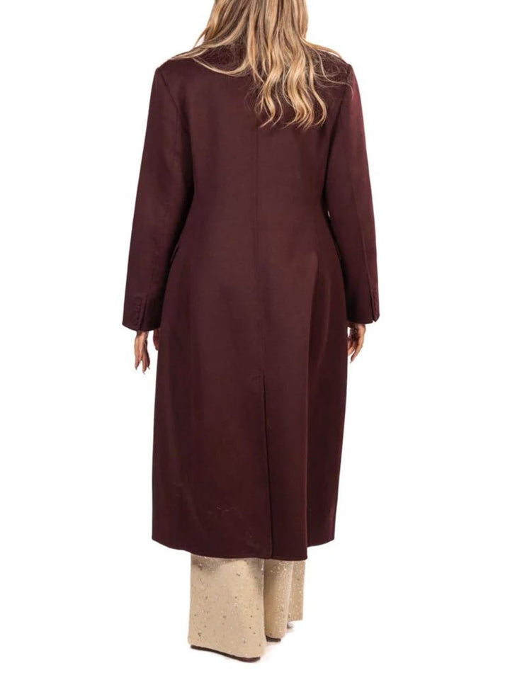 Vicolo Cappotto Donna Tf0059 Bordeaux
