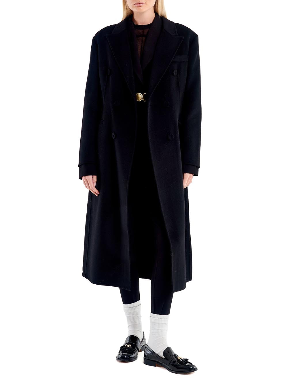 Vicolo Cappotto Donna Tf0059 Nero