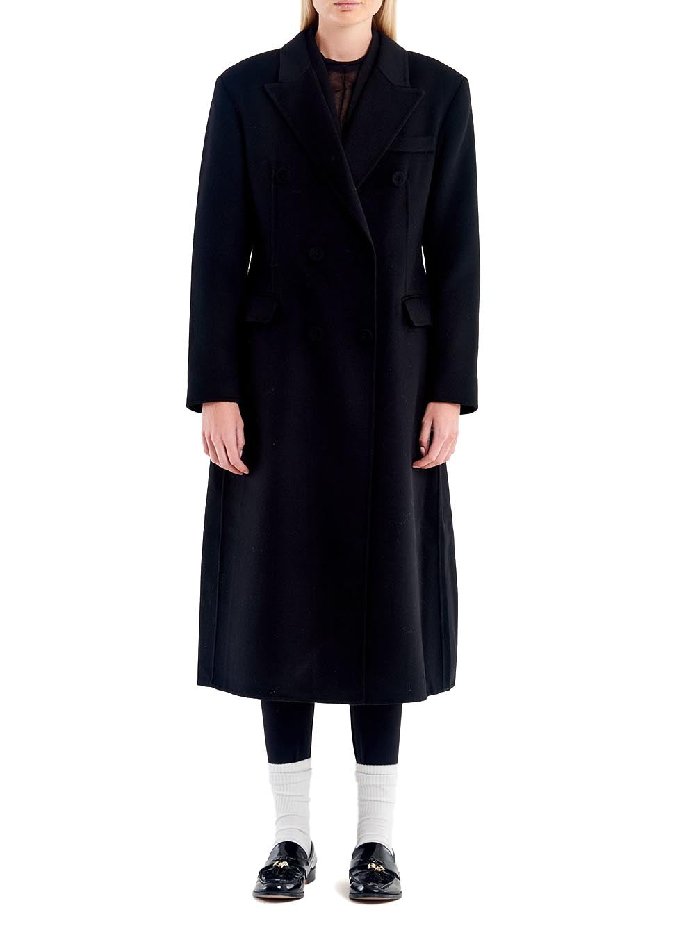 Vicolo Cappotto Donna Tf0059 Nero