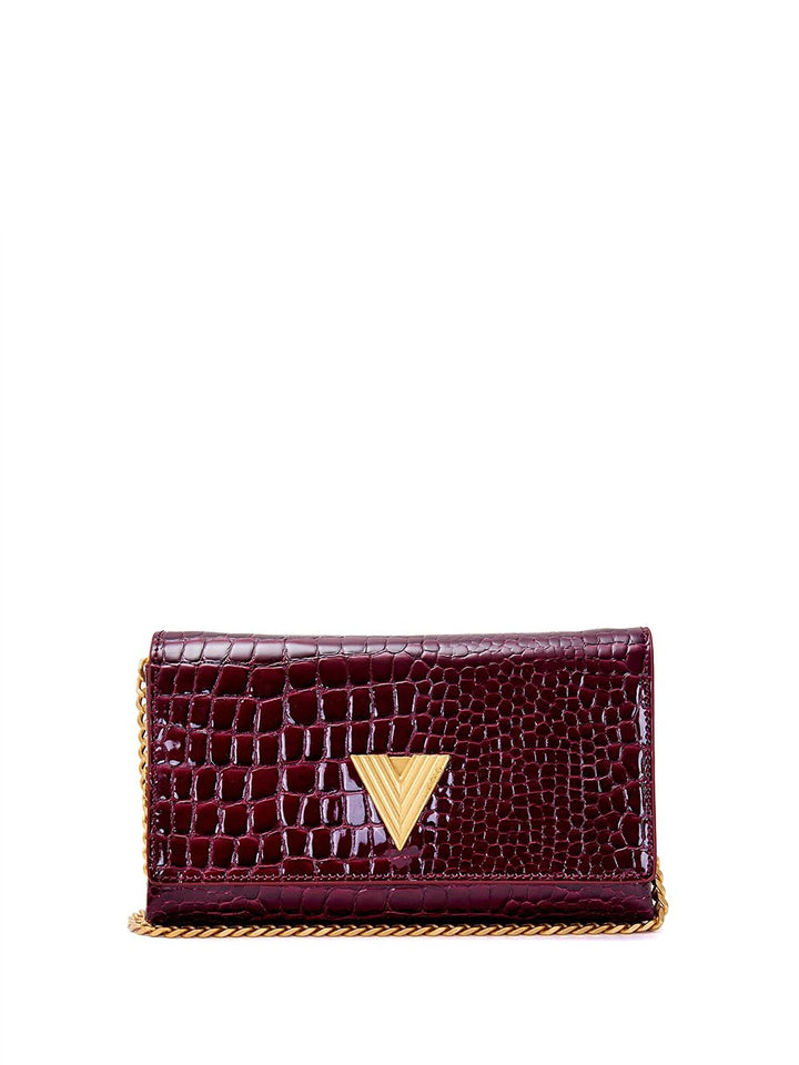 Vicolo Borsa a Tracolla Donna Xf0013 Bordeaux