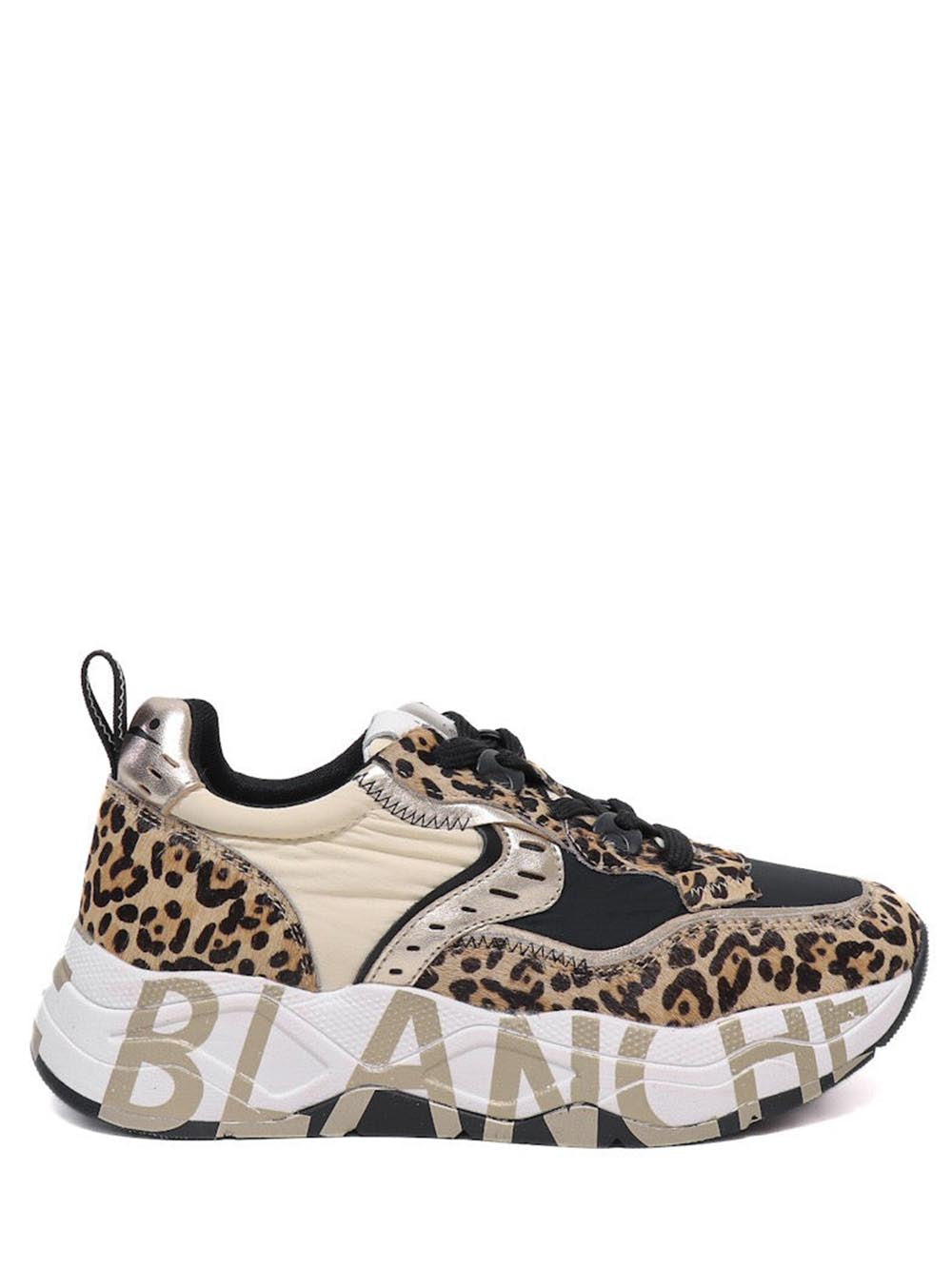 VOILE BLANCHE Sneaker Donna 2017475-26 Nero leopardato