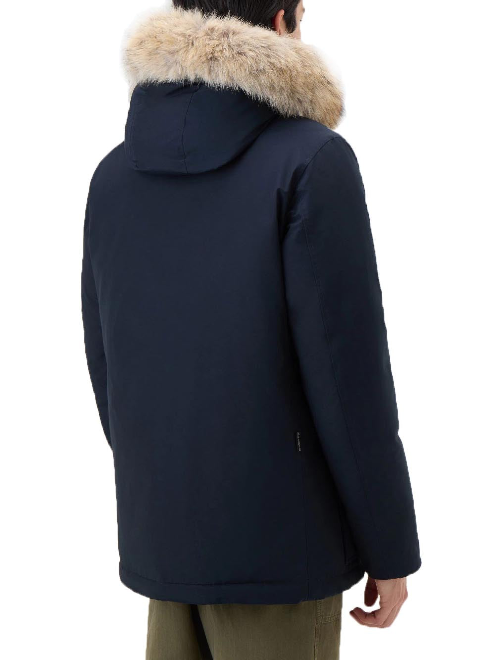 ARCTIC DETACHABLE FUR ANORAK Woolrich Giubbino Uomo Cfwoou0484mrut0001 Blu
