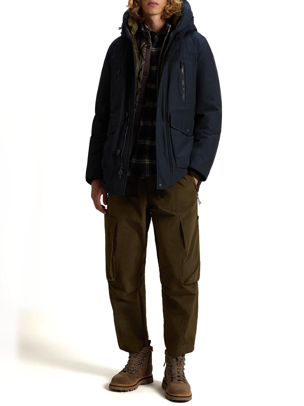 RAMAR ARCTIC PARKA Woolrich Giubbino Uomo Cfwoou0866mrut0001 Blu