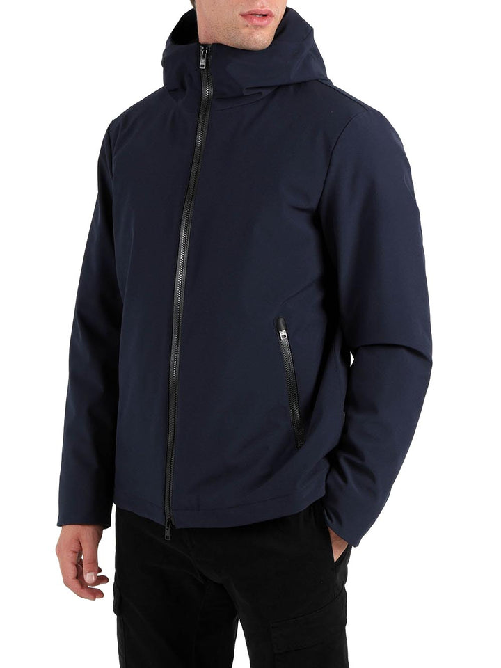 SOFTSHELL PACIFIC JACKET Woolrich Giubbino Uomo Cfwoou1047mrut3496 Blu
