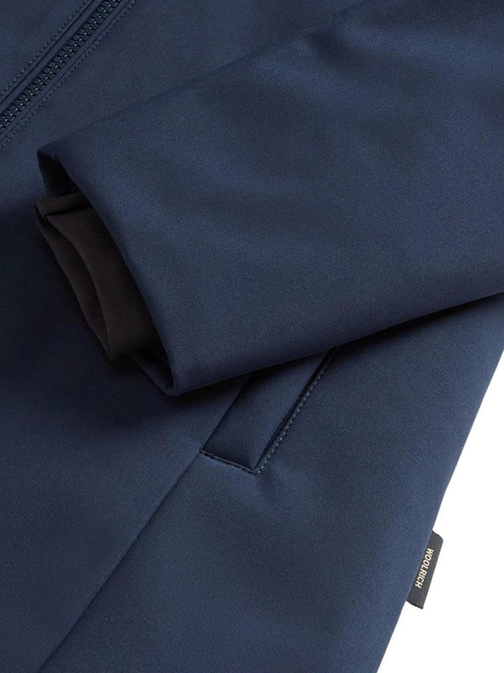 SOFTSHELL BARROW MAC COAT Woolrich Giubbino Uomo Cfwoou2017mrut3496 Blu