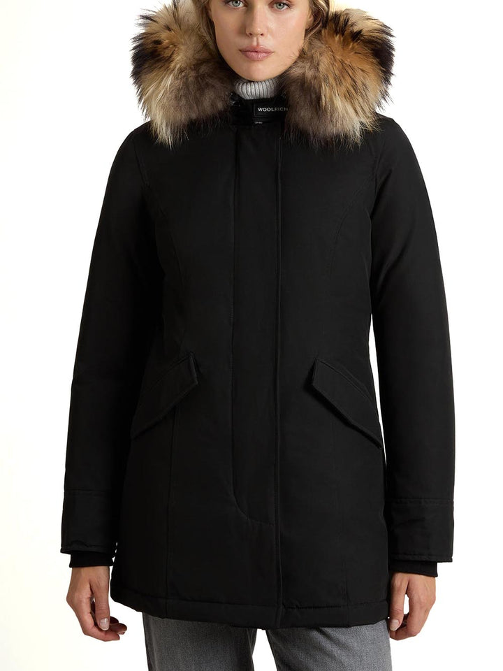 ARCTIC RACCOON PARKA Woolrich Giubbino Donna Cfwwou0538frut0001 Nero