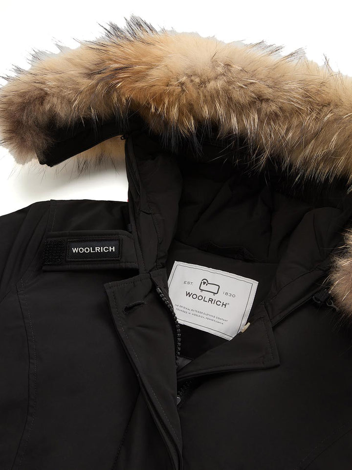 LUXURY ARCTIC RACCOON PARKA Woolrich Giubbino Donna Cfwwou0652frut3128 Nero