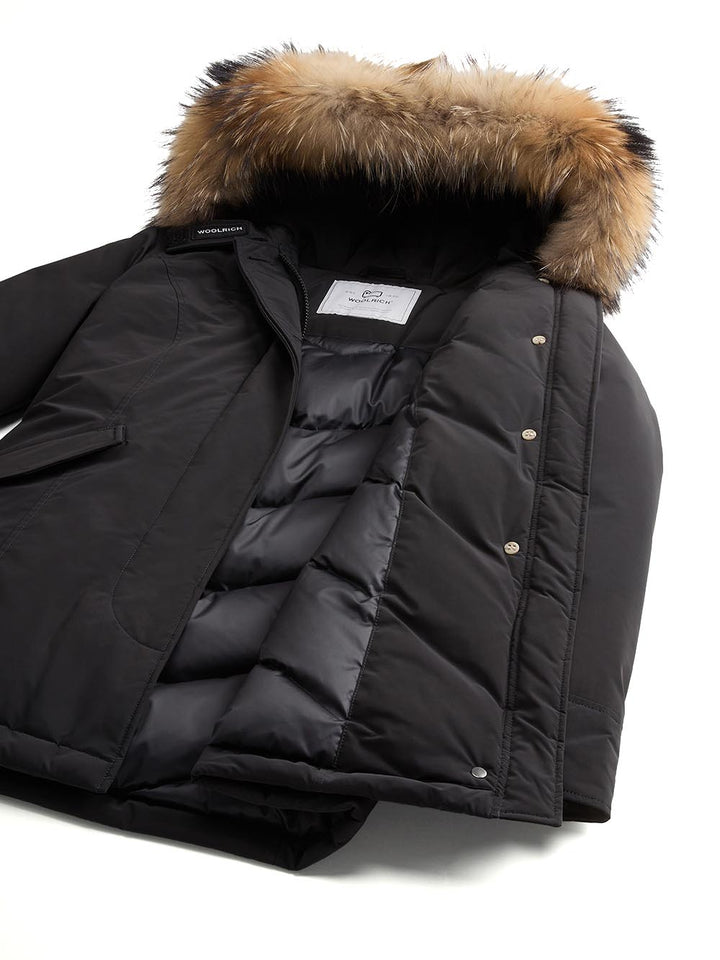 LUXURY ARCTIC RACCOON PARKA Woolrich Giubbino Donna Cfwwou0652frut3128 Nero