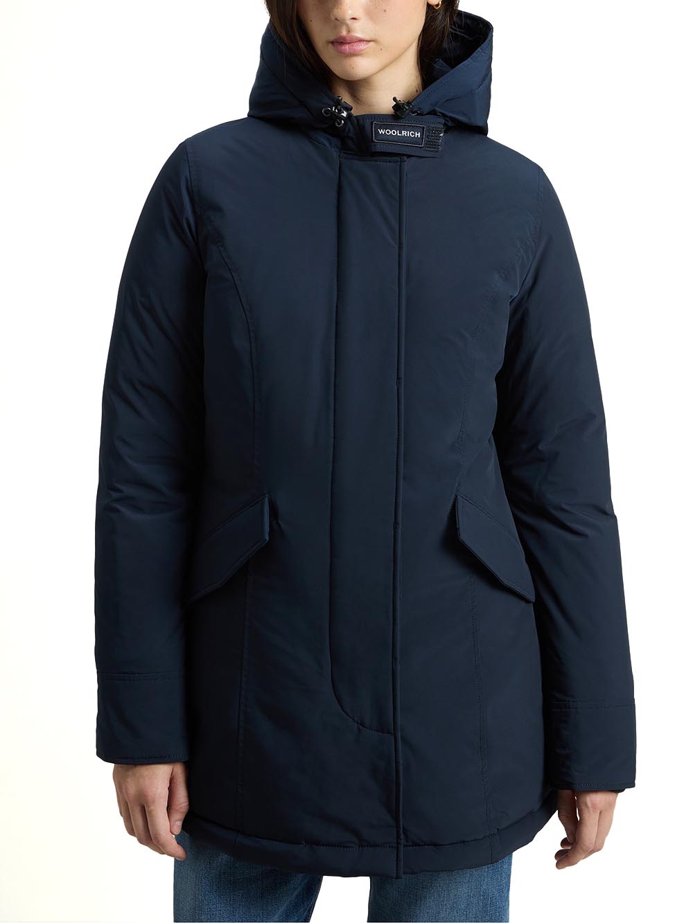 LUXURY ARCTIC RACCOON PARKA Woolrich Giubbino Donna Cfwwou0652frut3128 Blu