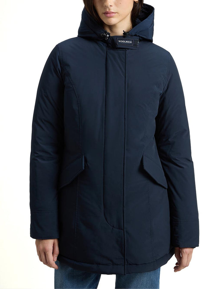 LUXURY ARCTIC RACCOON PARKA Woolrich Giubbino Donna Cfwwou0652frut3128 Blu