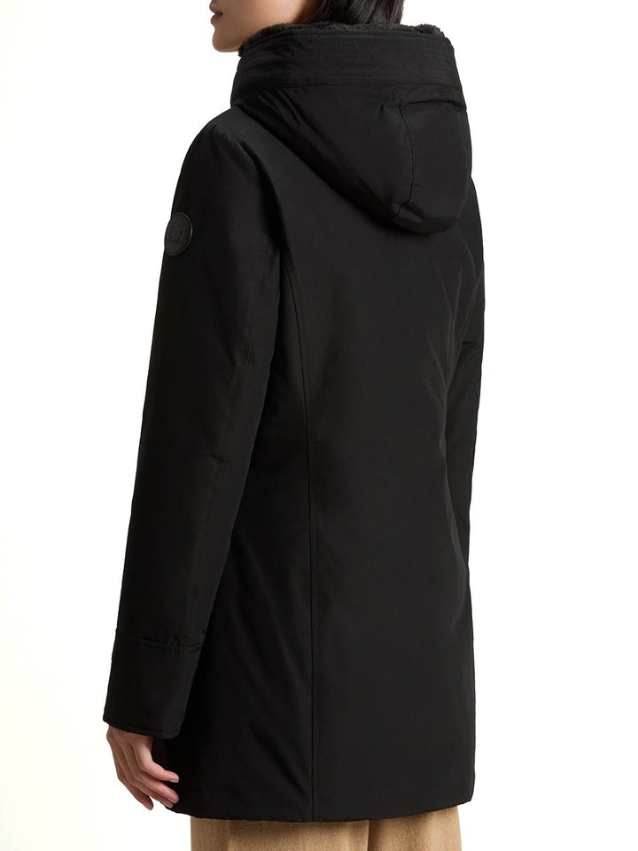 BOULDER FAUX FUR PARKA Woolrich Giubbino Donna Cfwwou0724frut0001 Nero