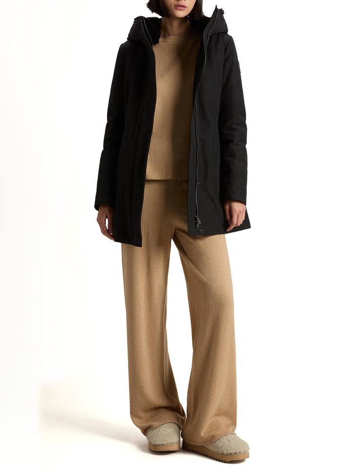 BOULDER FAUX FUR PARKA Woolrich Giubbino Donna Cfwwou0724frut0001 Nero