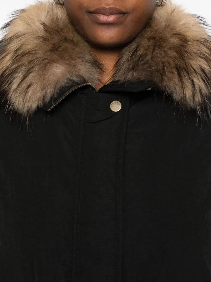 GRACE FUR JACKET Woolrich Giubbino Donna Cfwwou2043frut5092 Nero