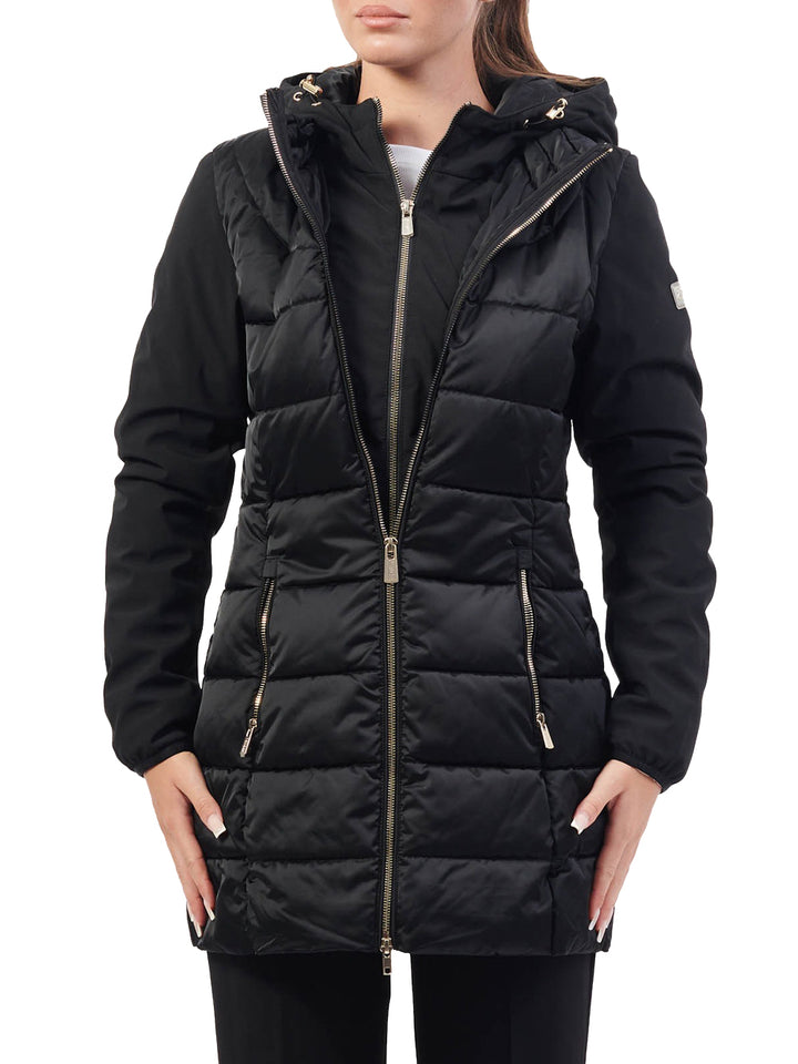 Yes Zee Cappotto Donna O045 M800 Nero