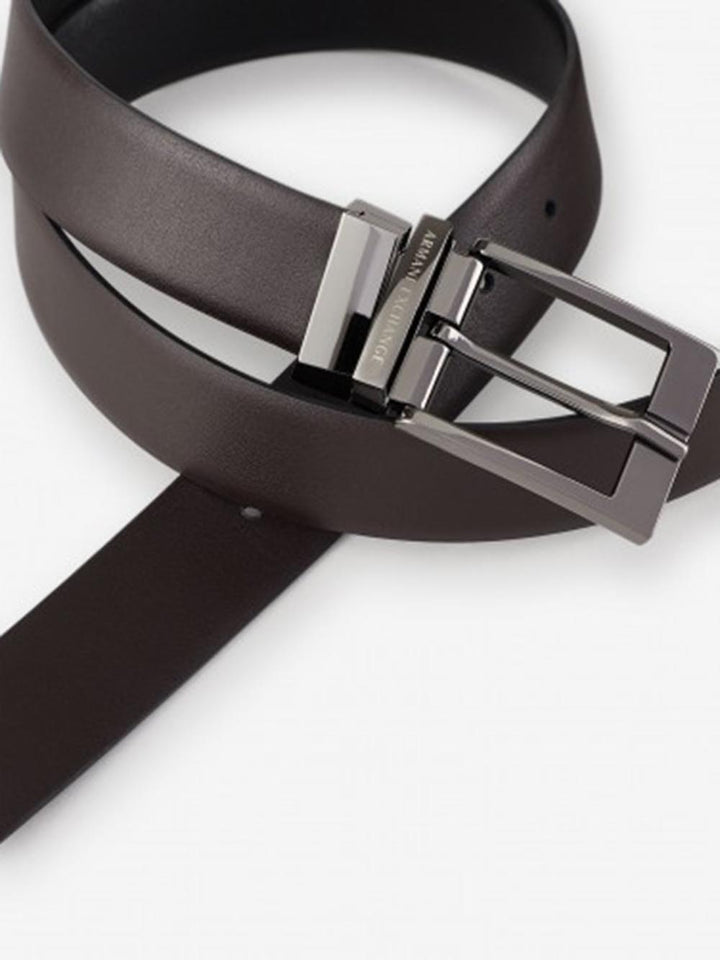 Armani Exchange Cintura Uomo 951060 Cc236 Nero/marrone