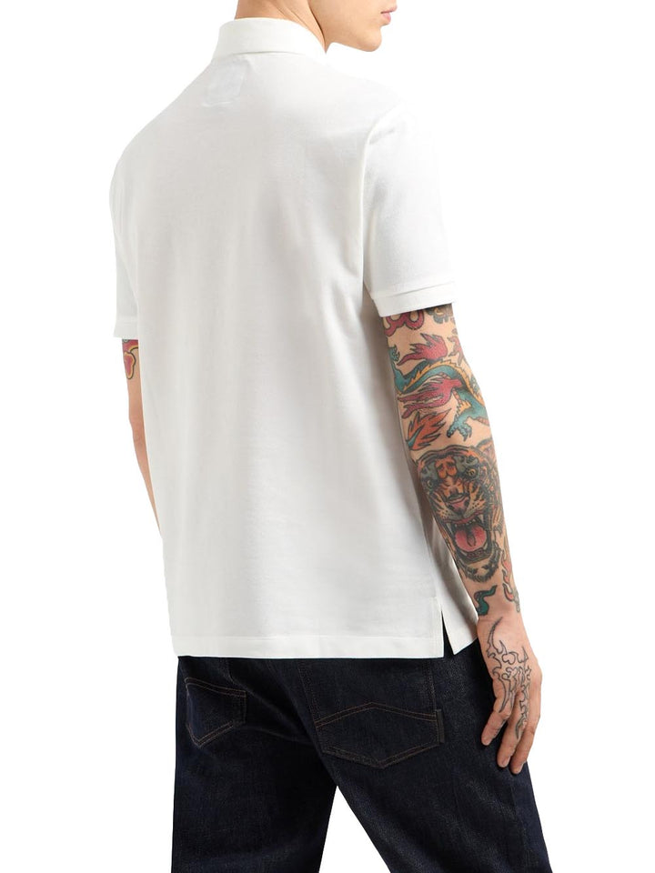 Armani Exchange Polo Uomo Xm000367 Af13022 Panna