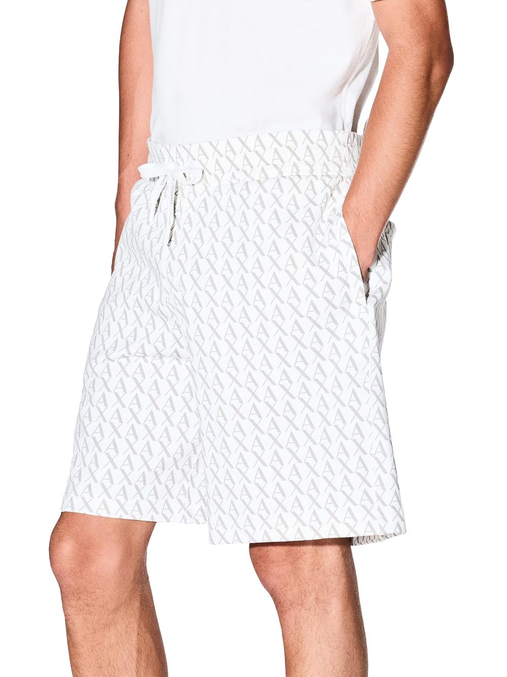 Armani Exchange Bermuda Uomo Xm001227 Af11847 Panna