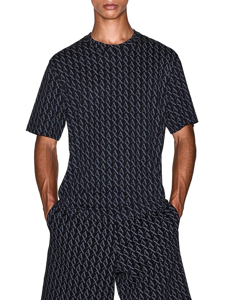 Armani Exchange T-shirt Uomo Xm001228 Af10356 Nero