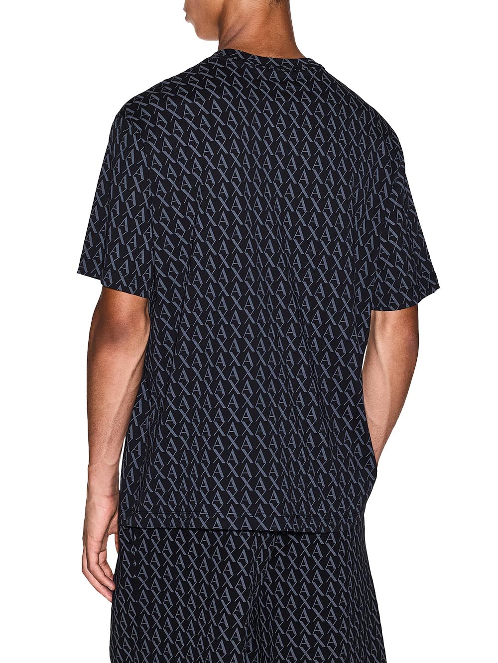 Armani Exchange T-shirt Uomo Xm001228 Af10356 Nero