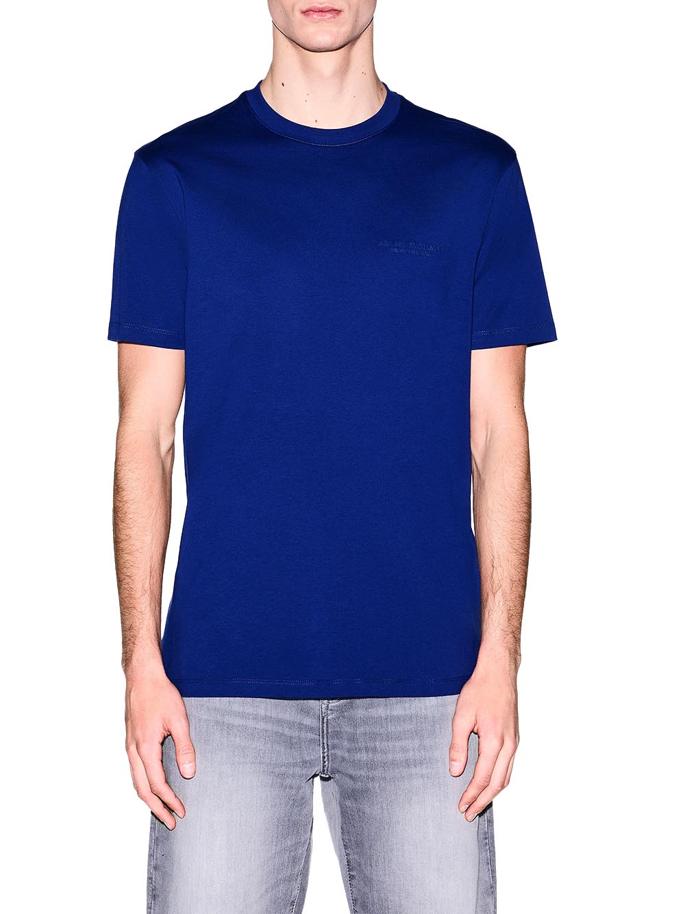 Armani Exchange T-shirt Uomo Xm001281 Af10361 Bluette