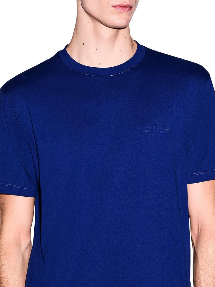 Armani Exchange T-shirt Uomo Xm001281 Af10361 Bluette