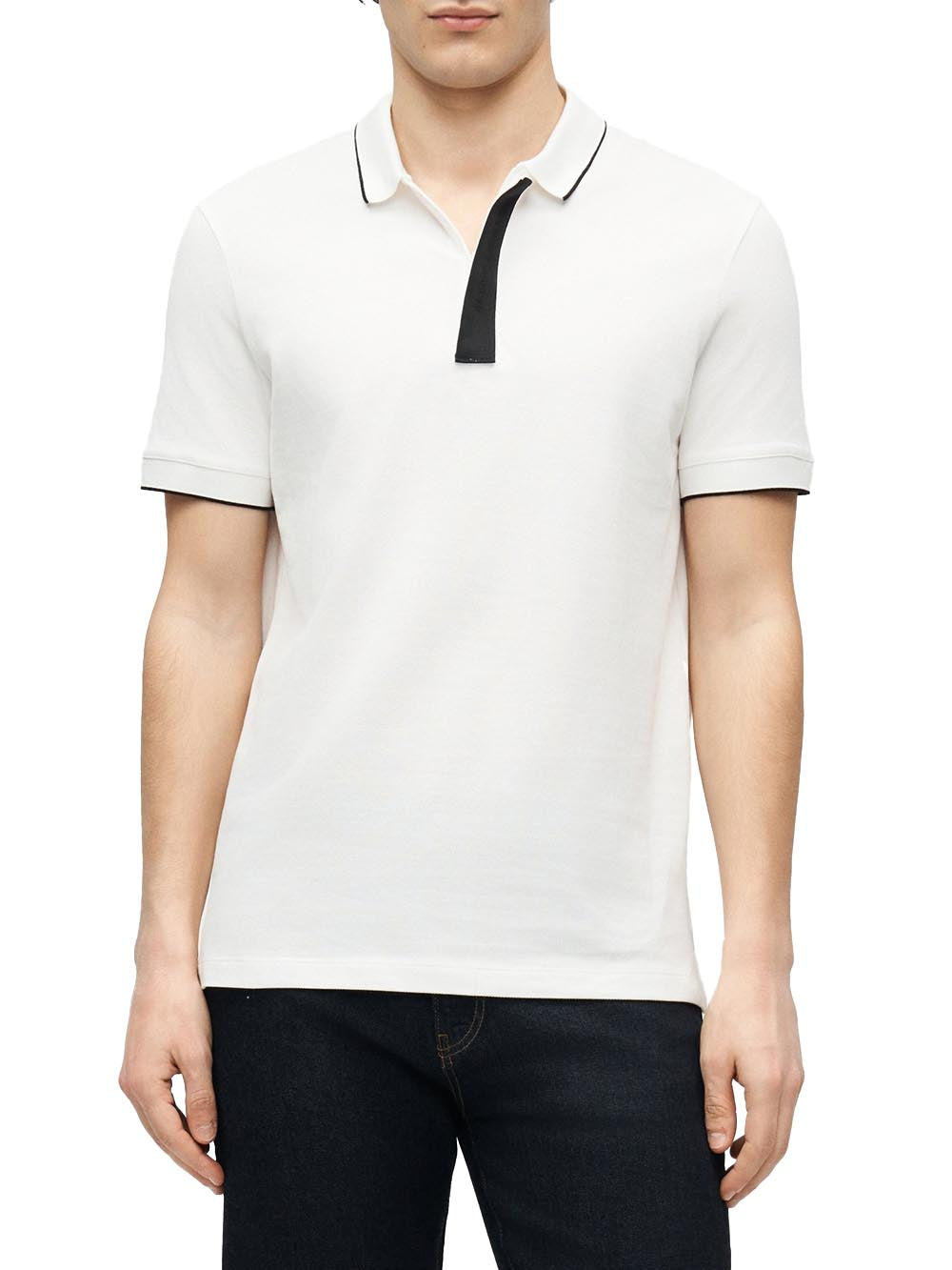 Armani Exchange Polo Uomo Xm001285 Af10366 Panna