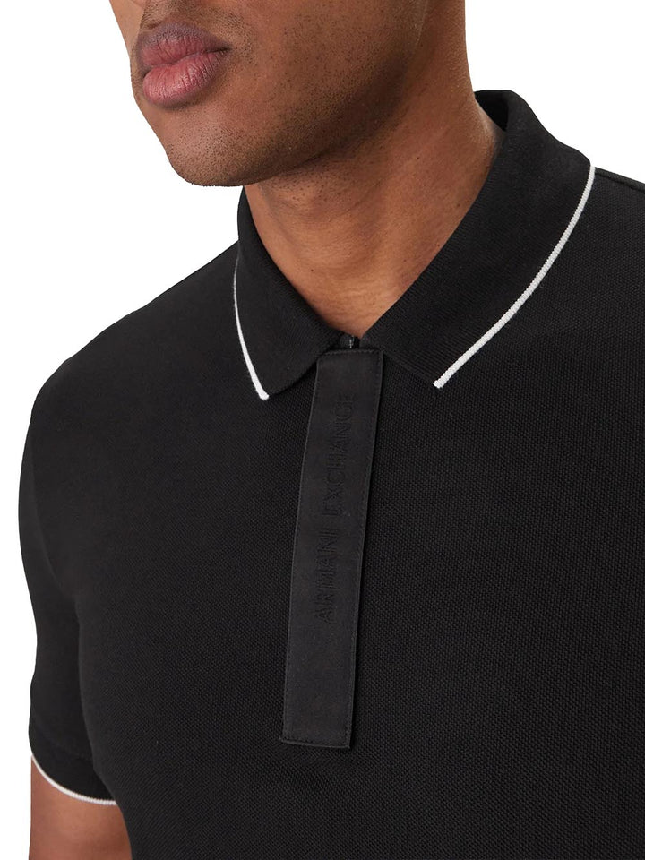 Armani Exchange Polo Uomo Xm001285 Af10366 Nero