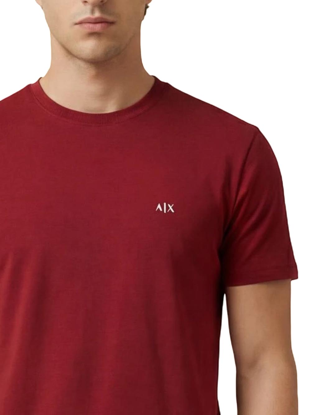 Armani Exchange T-shirt Uomo Xm001568 Af10358 Bordeaux