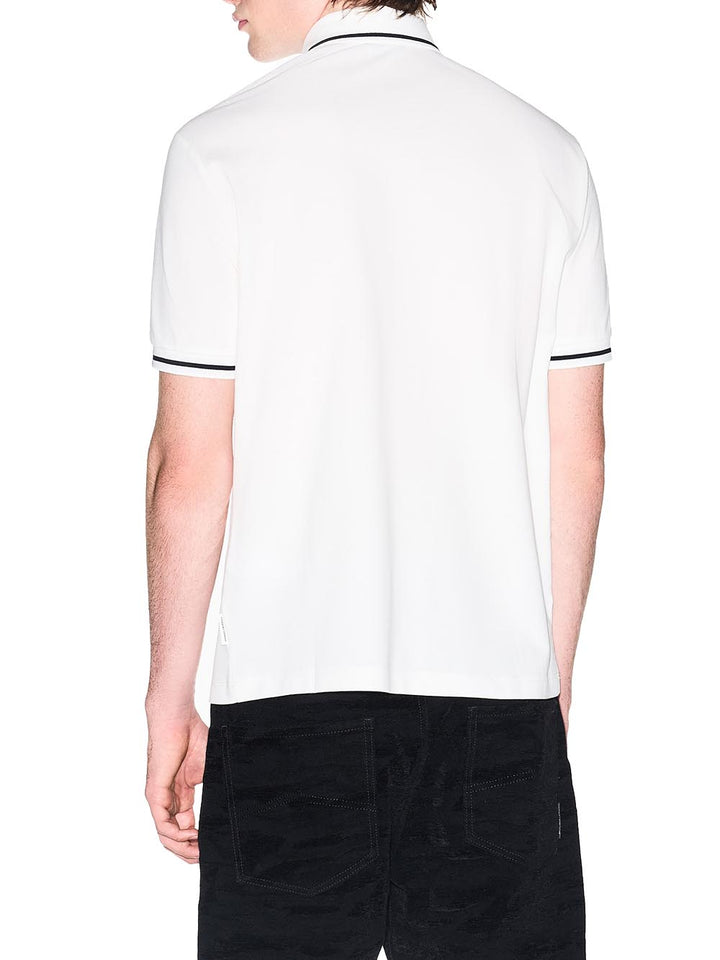 Armani Exchange Polo Uomo Xm002356 Af13026 Panna